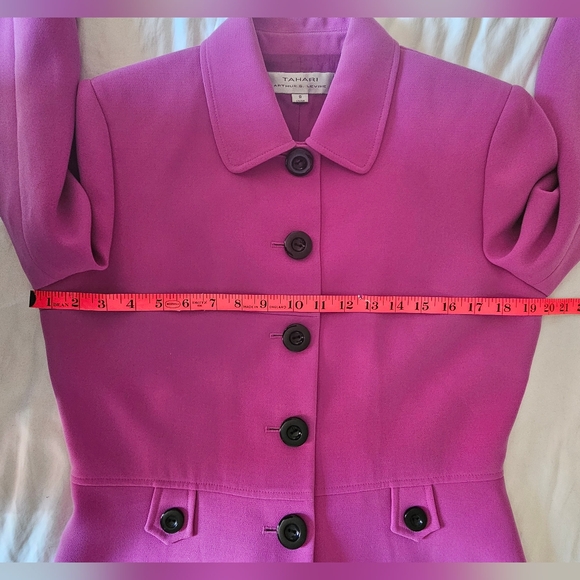 Magenta Tahari Blazer Jacket (size 8) - Picture 9 of 12